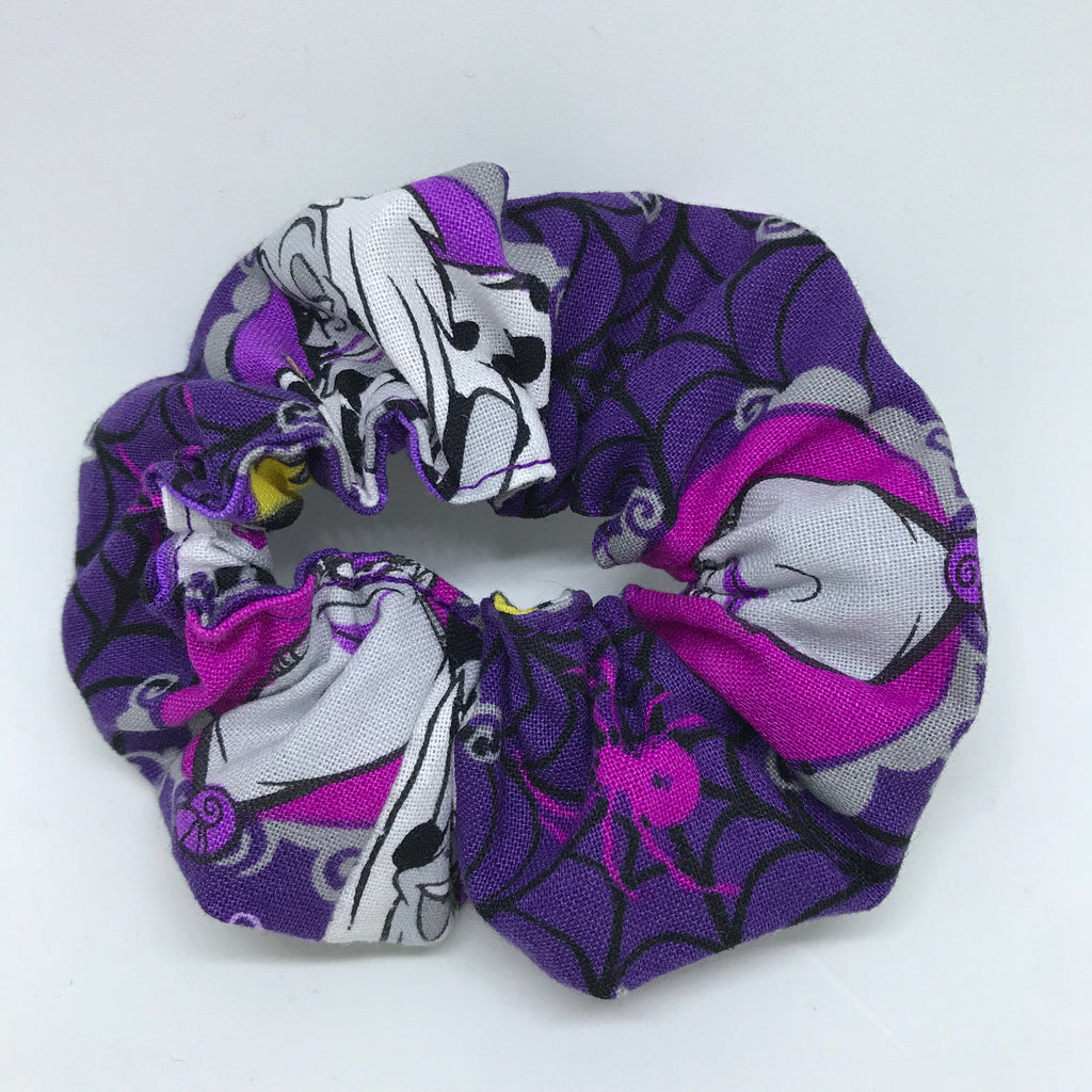 Cruella De Vil Scrunchie - Ursula Villian - 101 Dalmations - Scrunchies Hair Tie