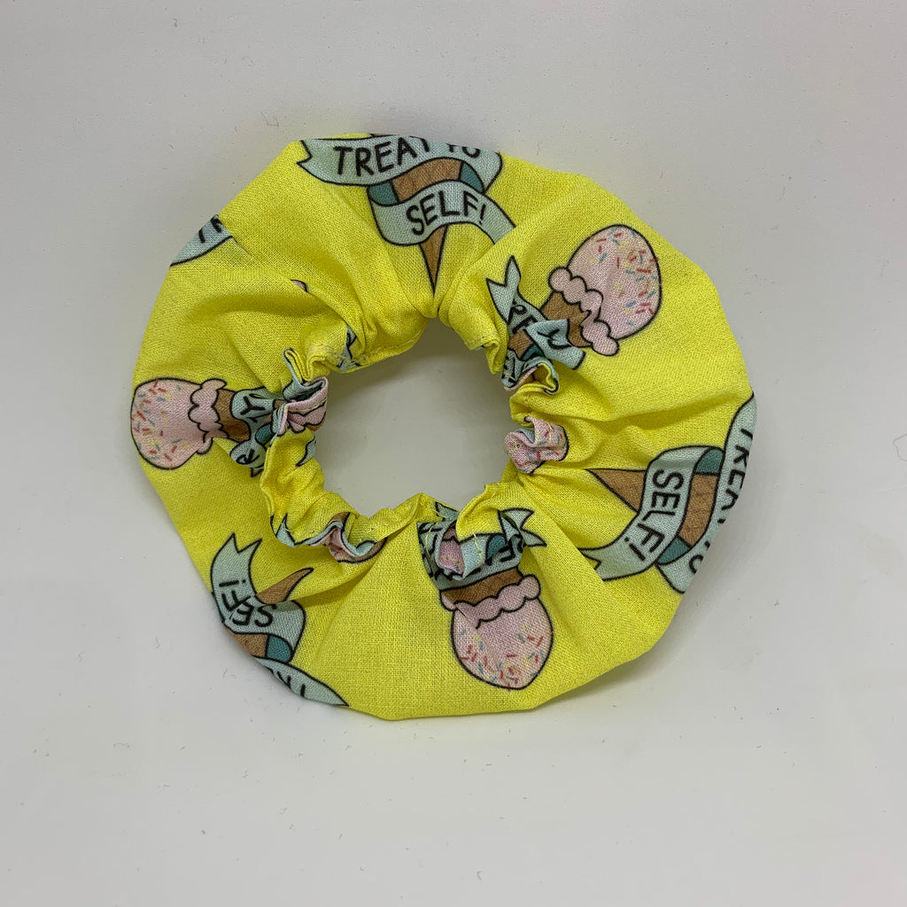 Treat Yo Self Ice-Cream Cone Scrunchie - Scrunchies - 90s Fashion Scrunchie