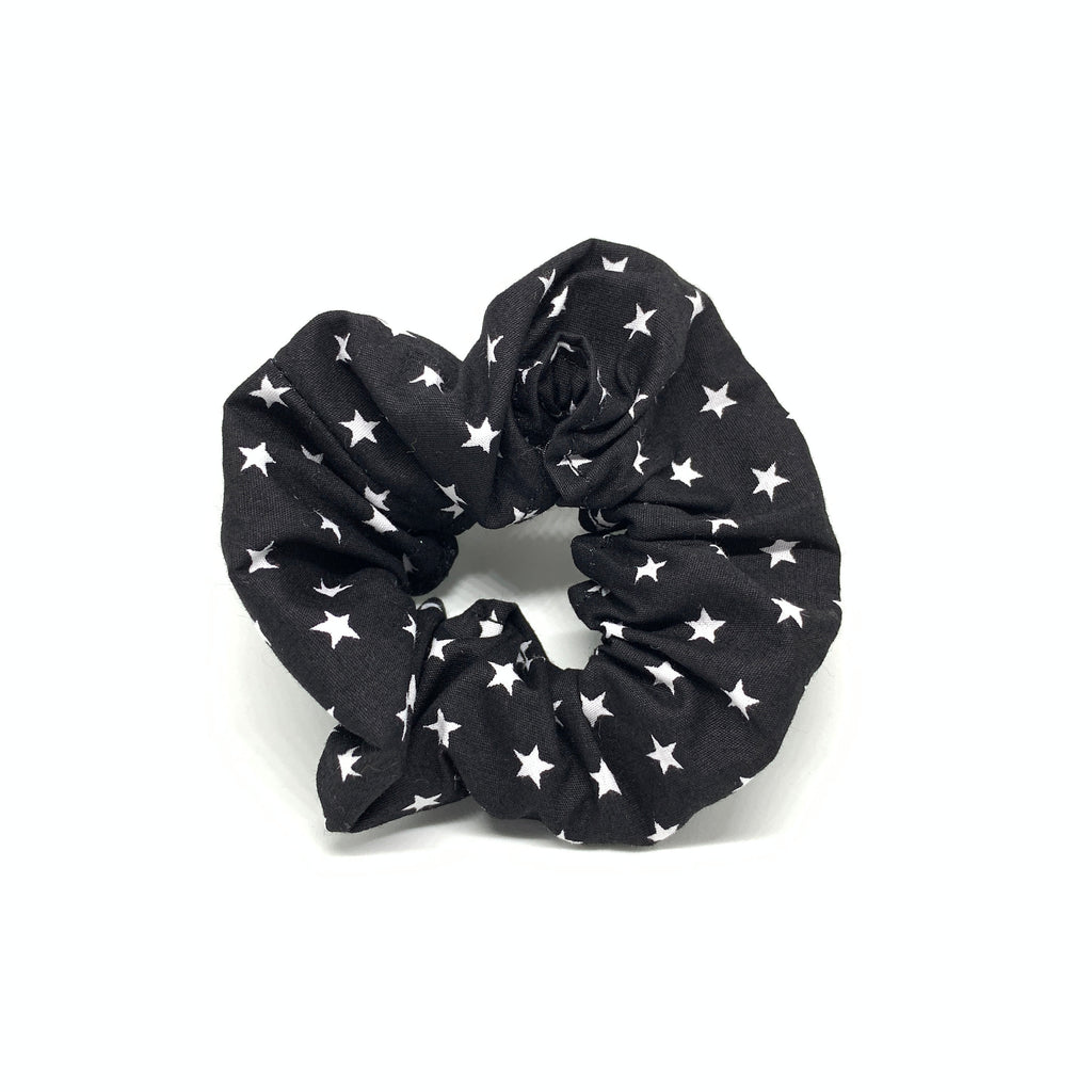Black & White Stars Scrunchie - Scrunchies
