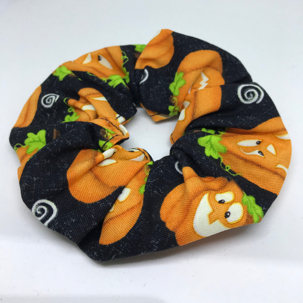 Pumpkin Scrunchie - Halloween Scrunchies