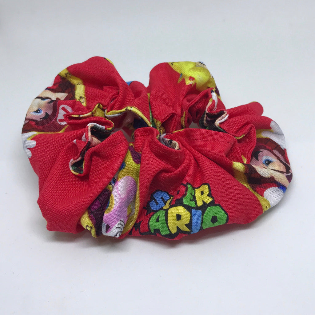 Super Mario Scrunchie - 90s Fashion Scrunchie