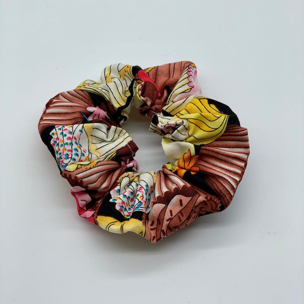 Cupcakes Scrunchie - Muffin Scrunchies - 90s Fashion Scrunchie