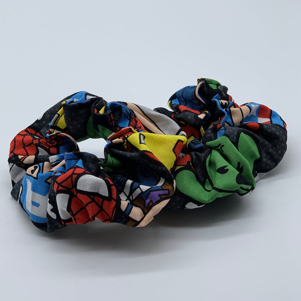 Avengers Scrunchie - Scrunchies - Thor, Iron Man, Capatain America Scrunchie