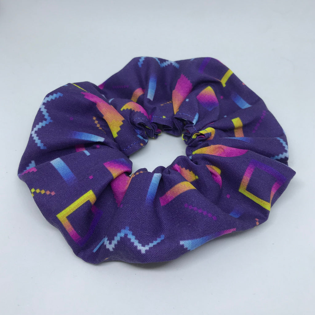 Navy 80s Vibe Scrunchie - Scrunchie - 90s Fashion Scrunchie