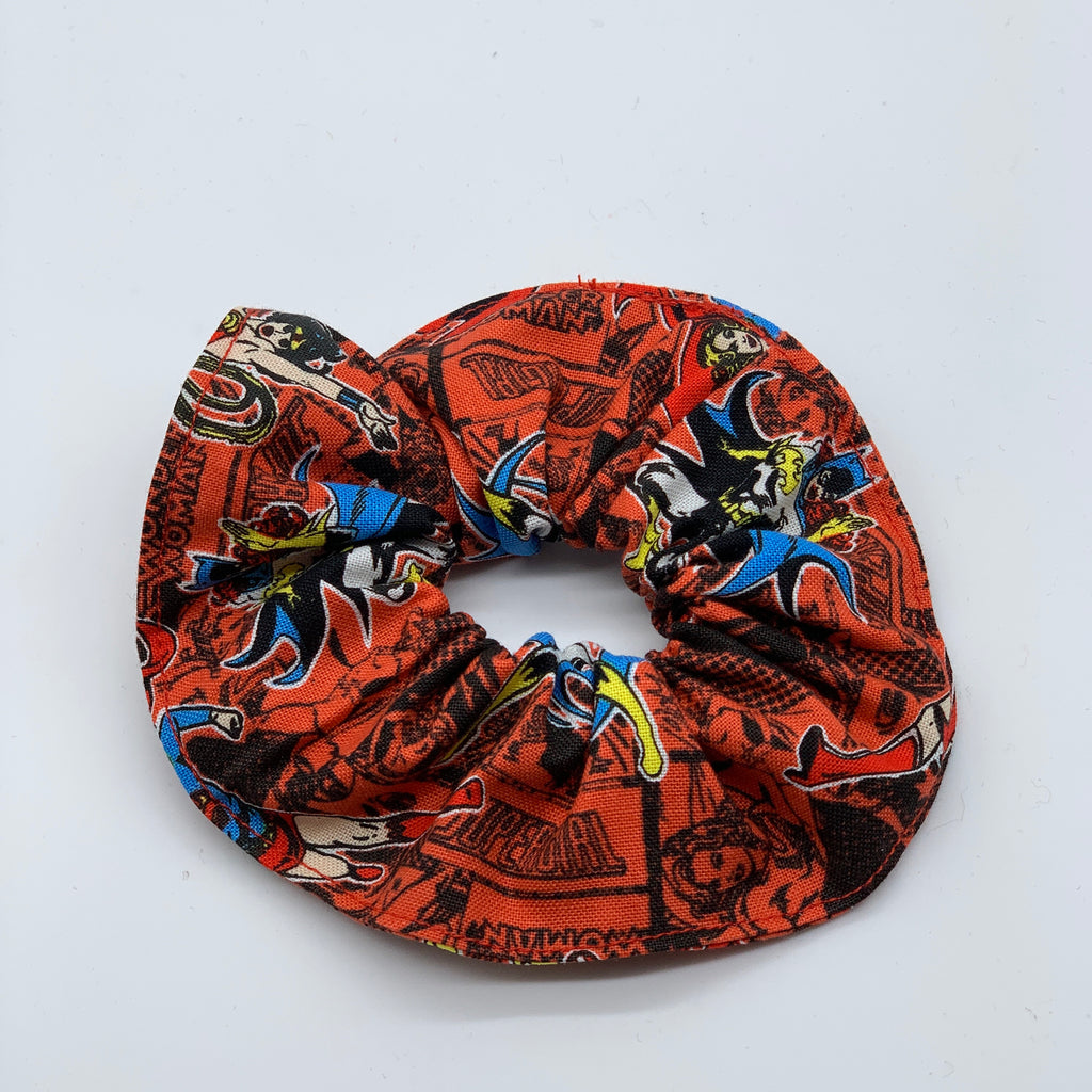 Wonder Woman Scrunchie - Super Girl Scrunchies - Bat Girl Scrunchie