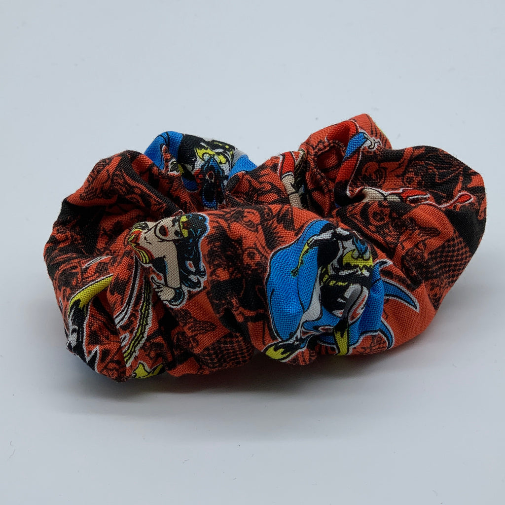Wonder Woman Scrunchie - Super Girl Scrunchies - Bat Girl Scrunchie