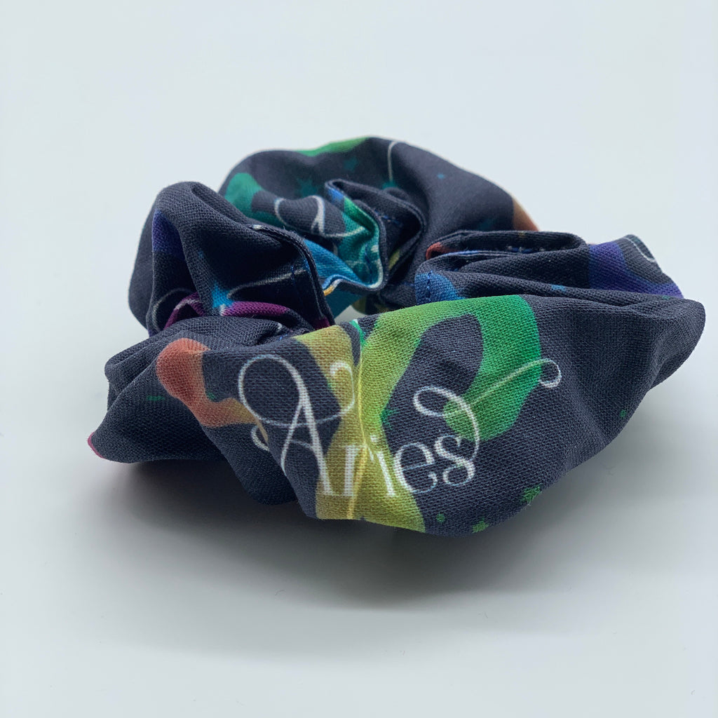 Aries Scrunchie - Horoscope Scrunchies - Zodiac Star Sign Scrunchie