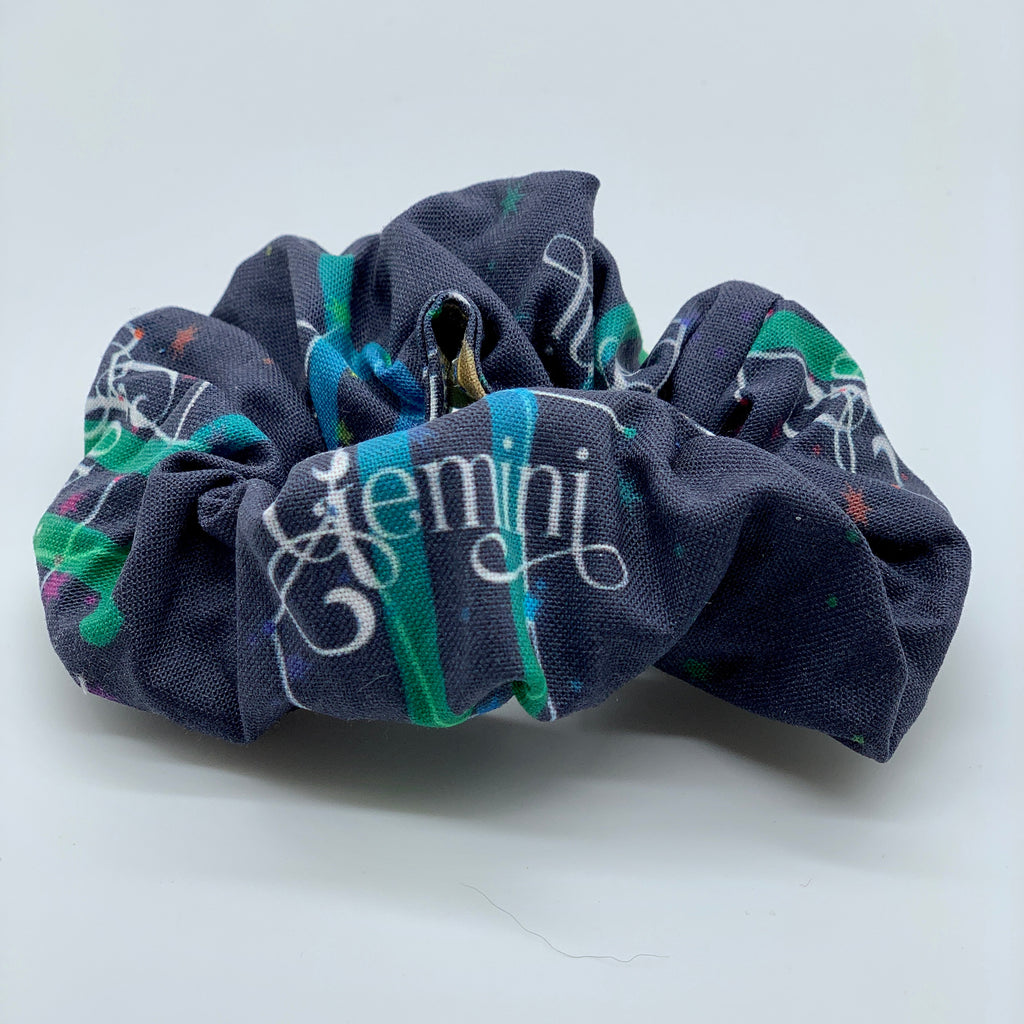 Gemini Scrunchie - Horoscope Scrunchies - Zodiac Star Sign Scrunchie