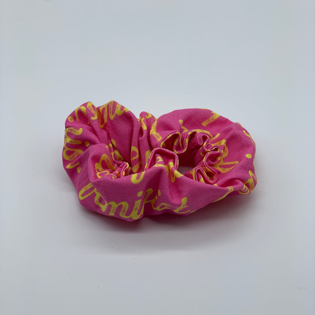 Feminist Scrunchie - Hot Pink Scrunchies - 90s Fashion Scrunchie