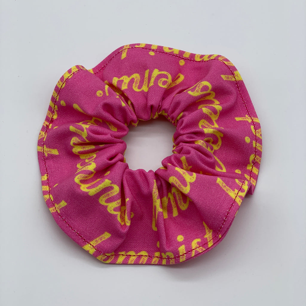 Feminist Scrunchie - Hot Pink Scrunchies - 90s Fashion Scrunchie