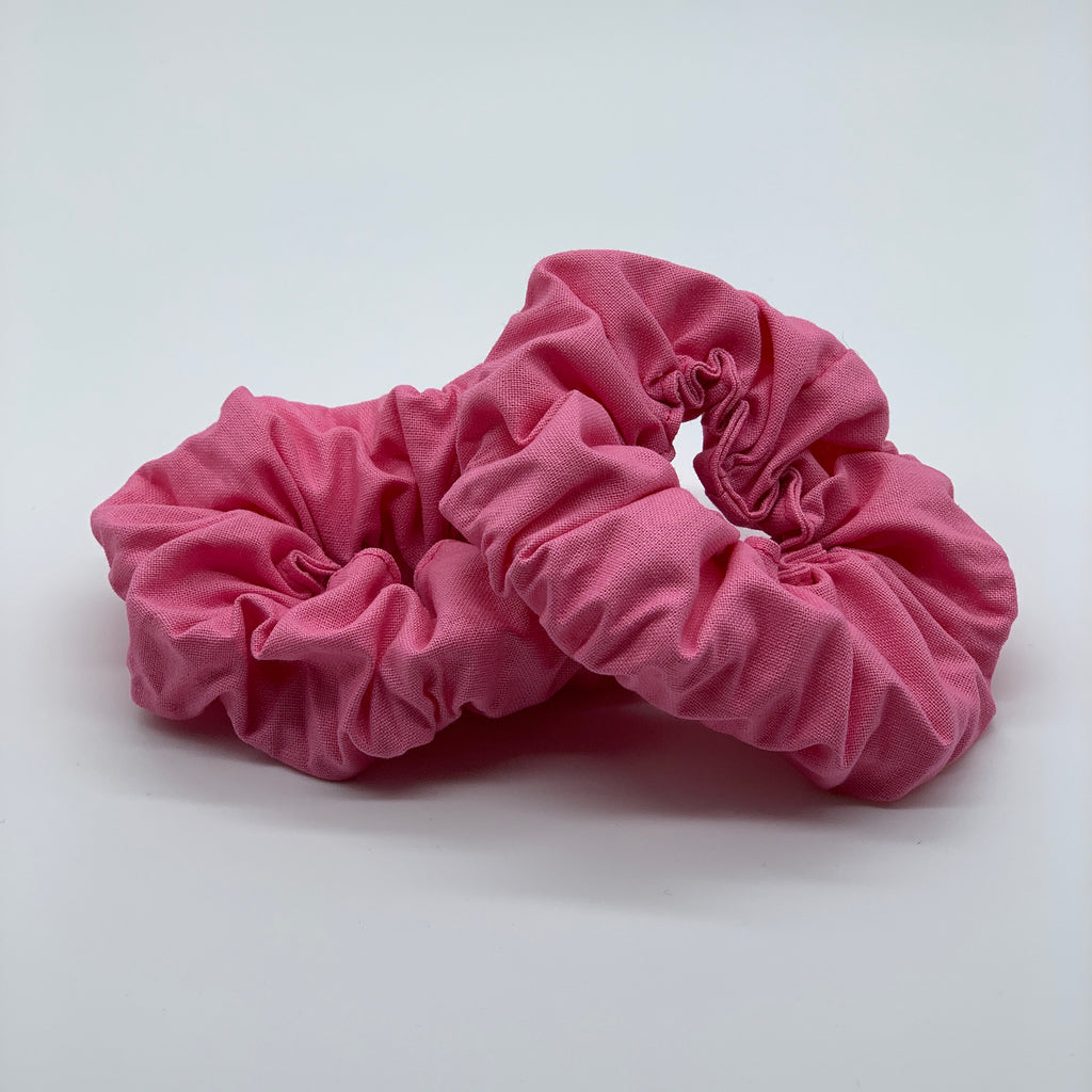 Plain Pink Scrunchie - Scrunchies - 90s Fashion Scrunchie