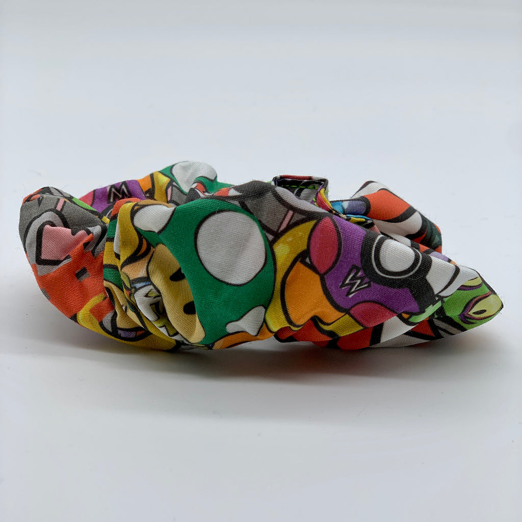 Mario Mushroom Scrunchie - Gamer Scrunchies - Pokemon Scrunchie