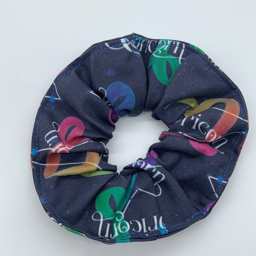 Capricorn Scrunchie - Horoscope Scrunchies - Zodiac Star Sign Scrunchie
