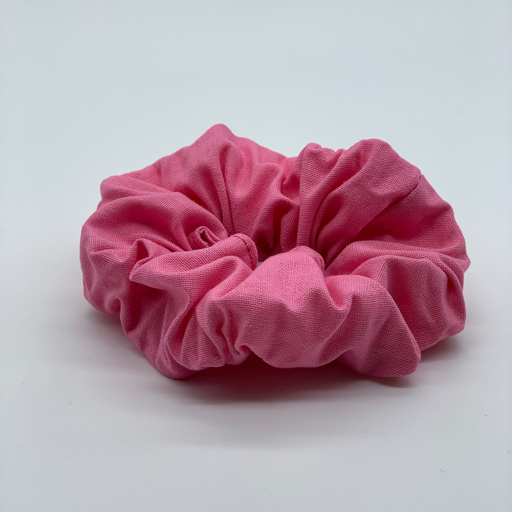 Plain Pink Scrunchie - Scrunchies - 90s Fashion Scrunchie