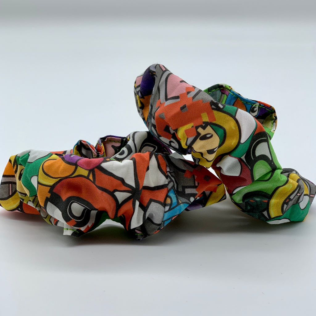 Mario Mushroom Scrunchie - Gamer Scrunchies - Pokemon Scrunchie