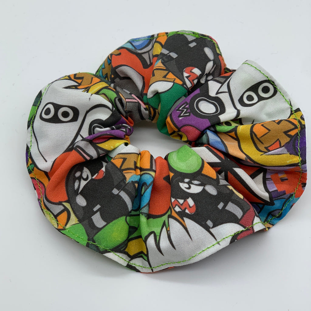 Mario Mushroom Scrunchie - Gamer Scrunchies - Pokemon Scrunchie