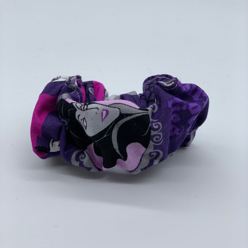Cruella De Vil Scrunchie - Ursula Villian - 101 Dalmations - Scrunchies Hair Tie