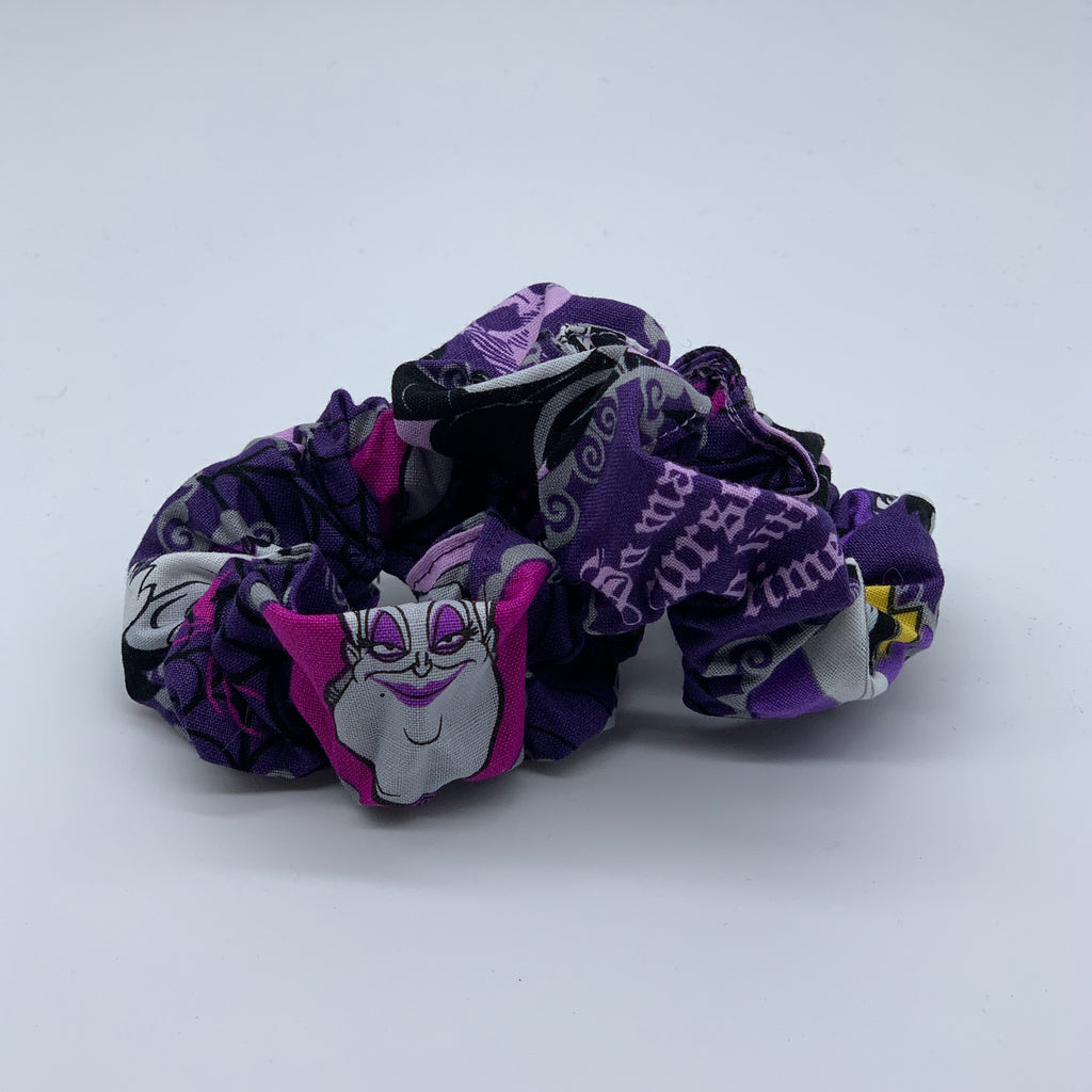 Cruella De Vil Scrunchie - Ursula Villian - 101 Dalmations - Scrunchies Hair Tie