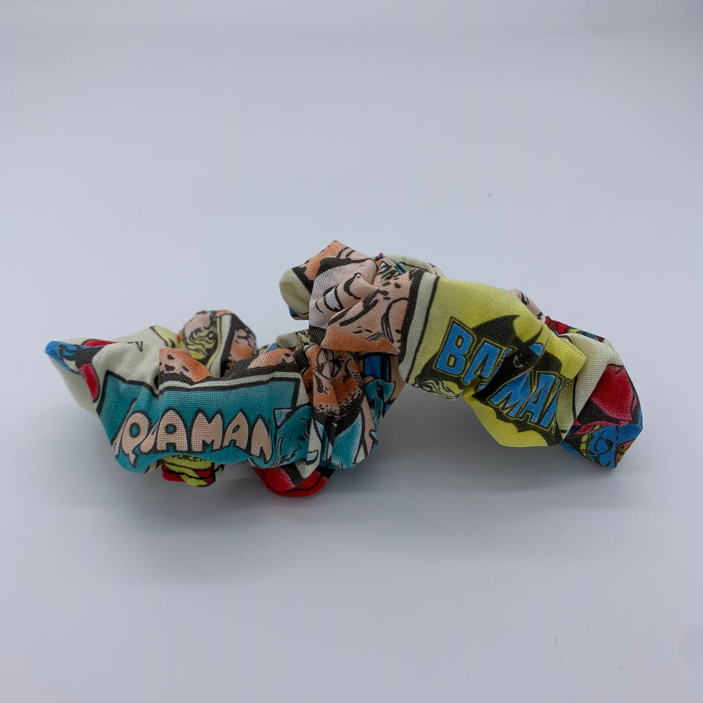 Justice League Scrunchie - Aquaman / The Flash / Batman Scrunchies