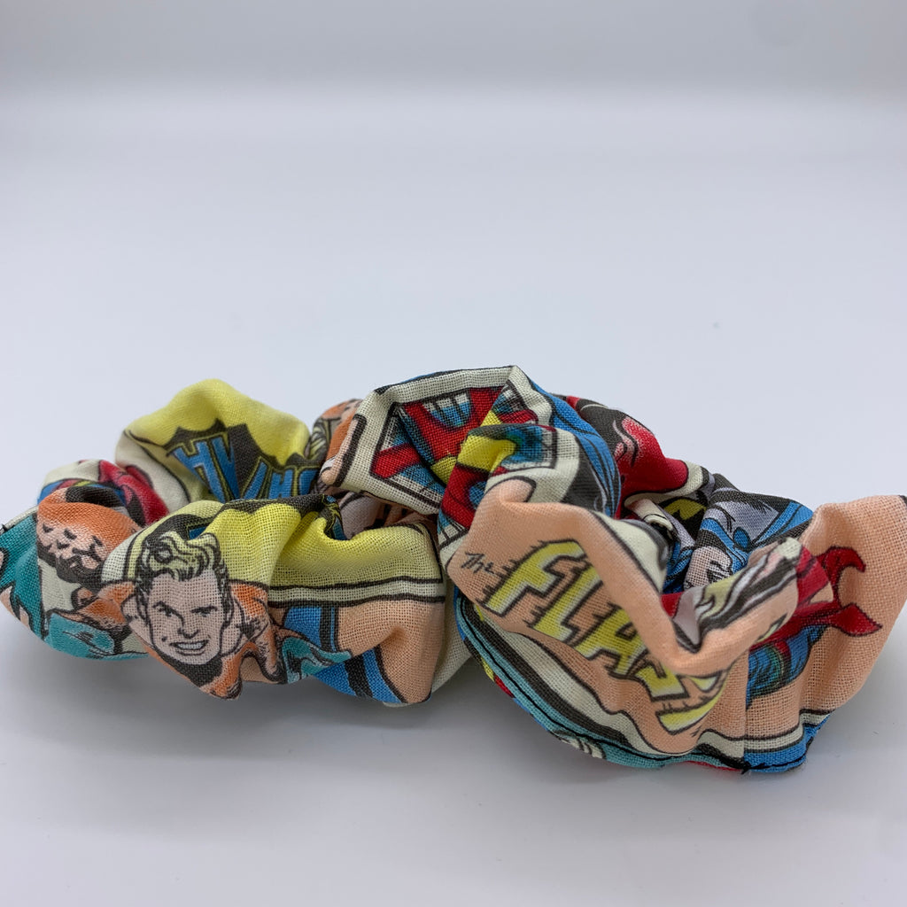 Justice League Scrunchie - Aquaman / The Flash / Batman Scrunchies