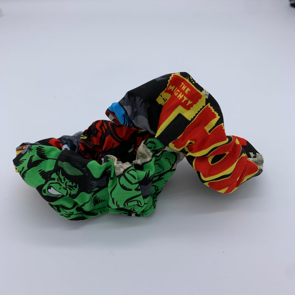 Avengers Scrunchie - Thor, Iron Man, Capatain America Scrunchie