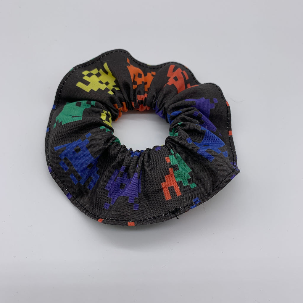 Space Invaders Scrunchie - 90s Fashion Scrunchies