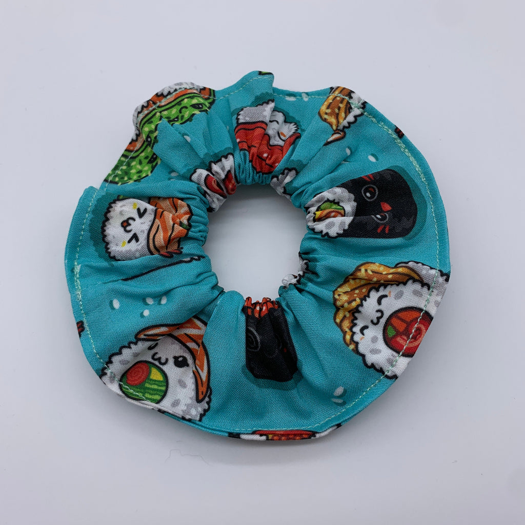 Sushi Scrunchie - Sushi Train Scrunchies - Kawaii Scrunchie