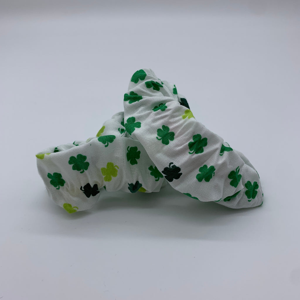 Four Leaf Clover Scrunchie - 4 Leaf Clover Scrunchies