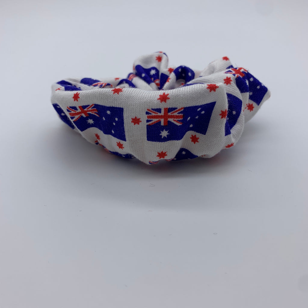 Australian Flag Scrunchie - Aussie Scrunchies - Australiana Scrunchie