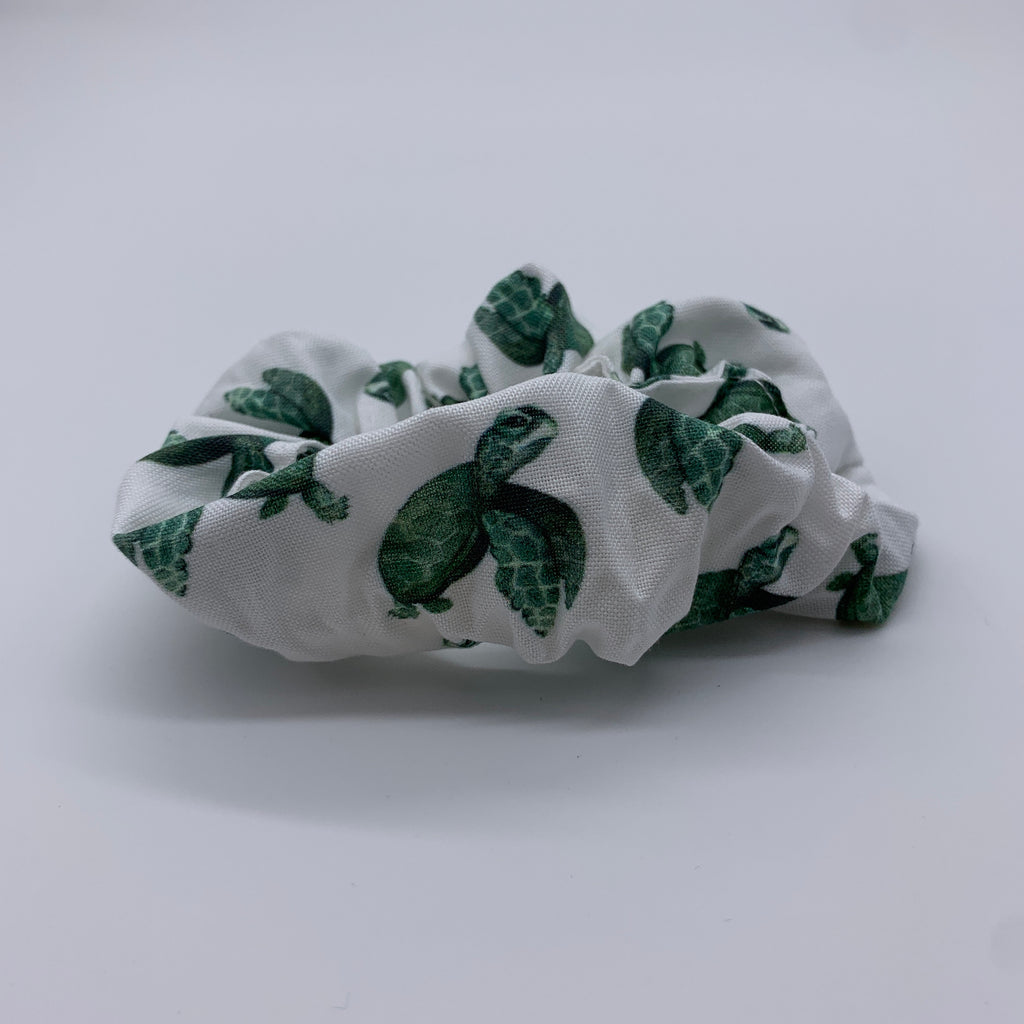 Sea Turtle Scrunchie - 1990s Inspired Fashion Scrunchie